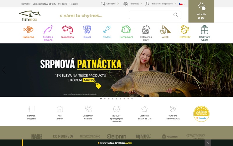 fishmax.cz homepage