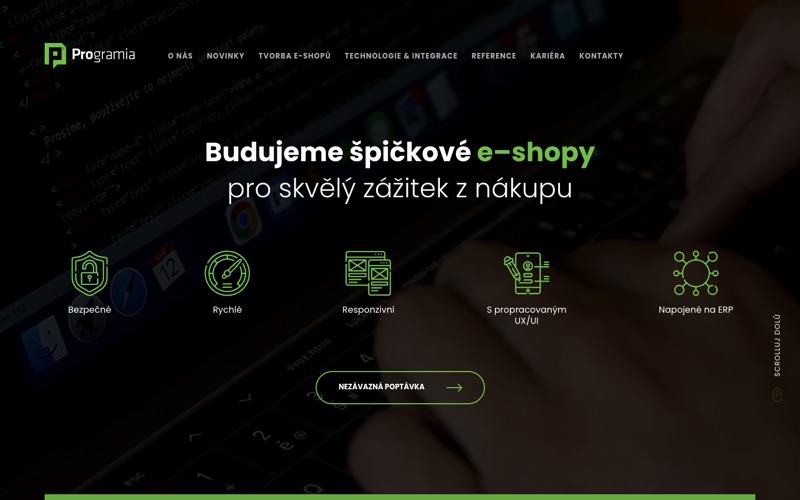 Úvodní stránka programia.cz